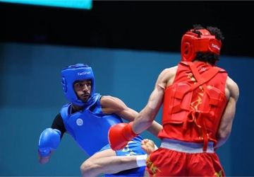 امیرحسین همتی در ووشو به مدال طلا رسید