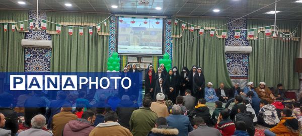 مراسم جشن انقلاب اسلامی در مسجد مسلم بن عقیل شهرستان شیروان
