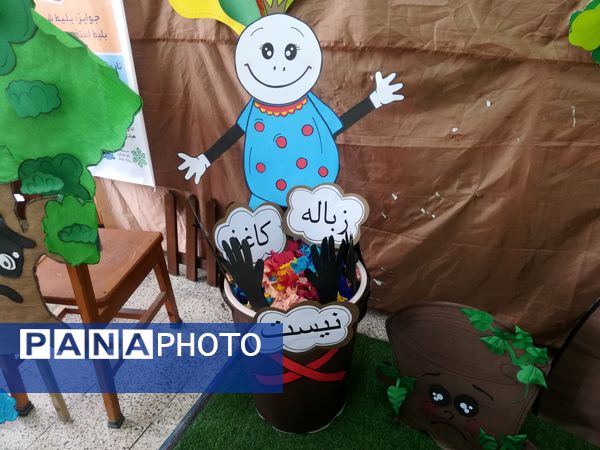 اجرای پویش «کاغذ، زباله نیست» در دبستان سما شهرستان شیروان