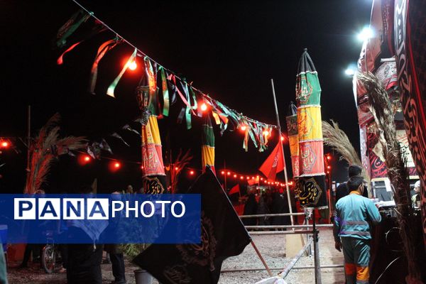 تئاتر دلدادگی در مکان سلسله الذهب نیشابور در شب هفتم محرم 