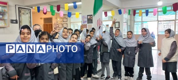  انتخابات شورای دانش آموزی  در دبستان حافظه سلیمانشاهی 