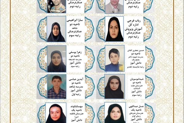 افتخارآفرینی فرهنگیان و دانش‌آموزان اردبیلی در چهاردهمین جشنواره کشوری نوجوان سالم