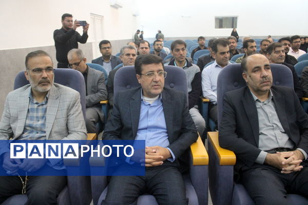 مراسم استقبال از شهید گمنام در اداره‌کل آموزش و پرورش استان بوشهر