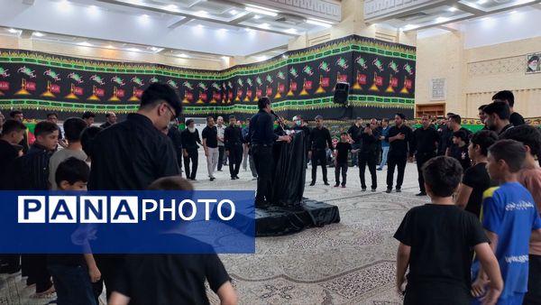 عزاداری ماه محرم در مسجد پیامبر اعظم شهرستان جم