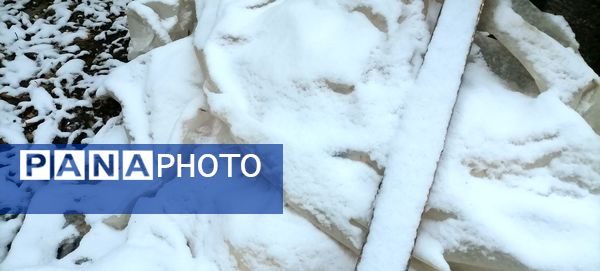 دومین بارش برف پاییزی در شهرزیبای بار نیشابور