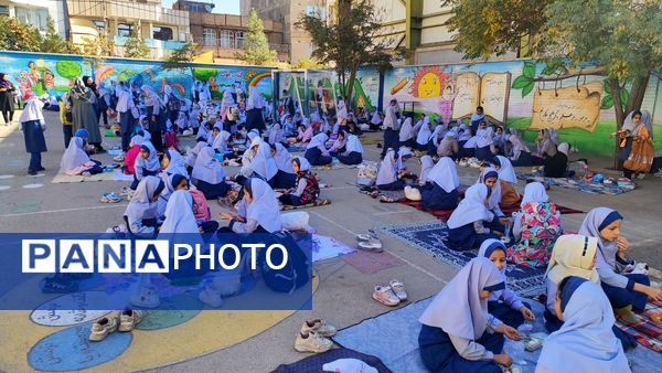 روز جهانی کودک و تخم مرغ در مدرسه شاهد خیر سجادی 