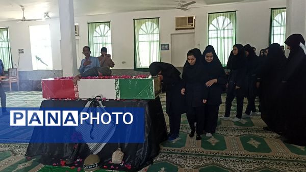 شهید گمنام مهمان مردم روستای رضوان شد