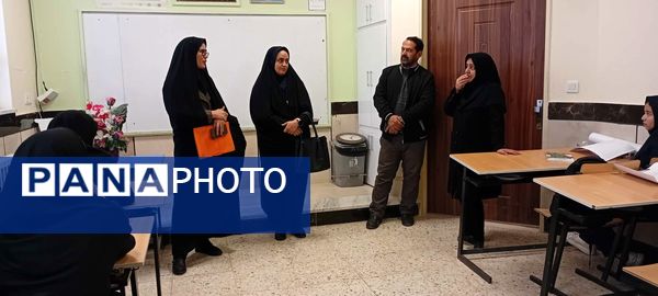 بازدید مسئولین آموزش و پرورش خلیل آباد از دبیرستان مادرمهربان نقاب