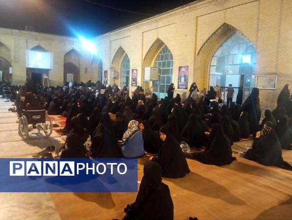 مراسم عزاداری سیدالشهدا (ع) در مسجد جامع نیشابور