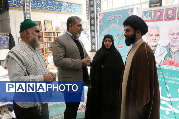  حضور رئیس آموزش‌و‌پرورش فیروزکوه در اعتکاف