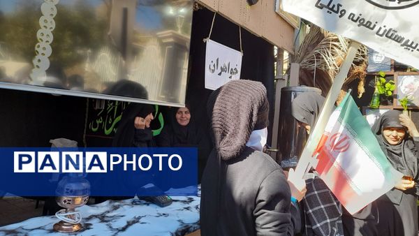 برپایی چایخانه جوانان مهدوی نیشابور در دهه اول فاطمیه 