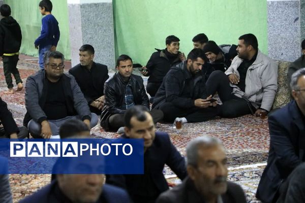 مراسم عزاداری در هیأت صاحب الزمانی (عج) خوسف 