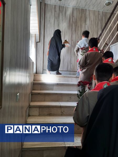 دیدار دانش آموزان پیشتاز با پرسنل نیروی انتظامی نیشابور