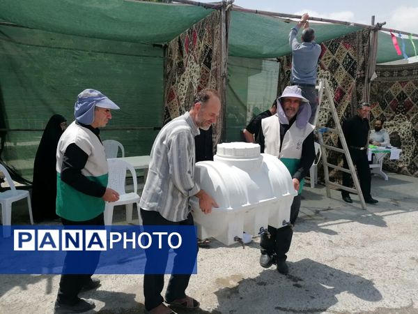 برپایی موکب عاشورایی اربعین حسینی در شیروان