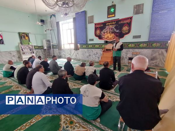 برپایی موکب عاشورایی اربعین حسینی در شیروان