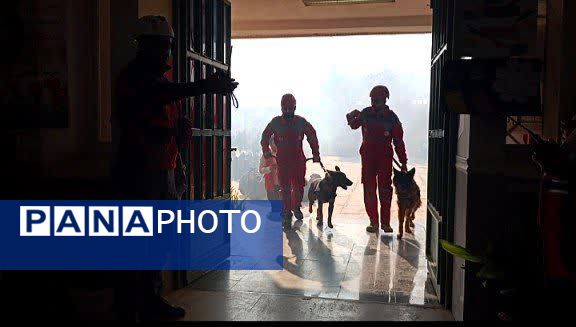 برگزاری مراسم متمرکز مانور زلزله و ایمنی مدارس در سرخنکلاته