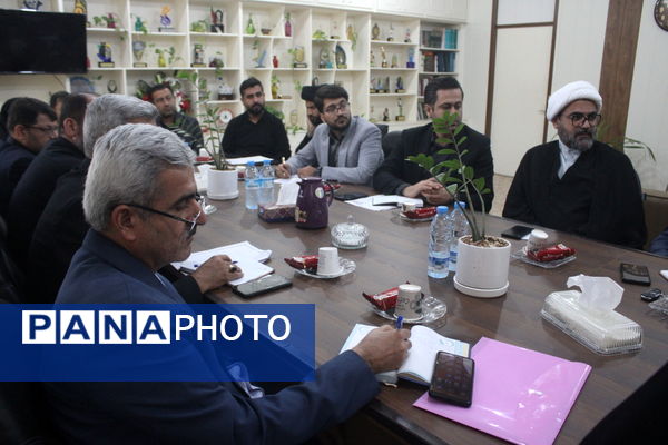 جلسه هماهنگی سوگواره «احلی من العسل» آموزش و پرورش استان بوشهر