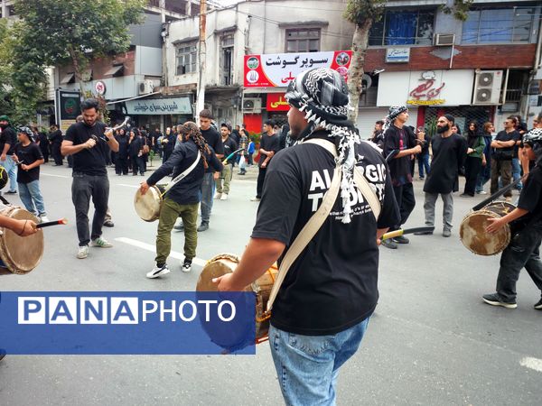 اجتماع عاشوراییان در میدان طالقانی قائمشهر