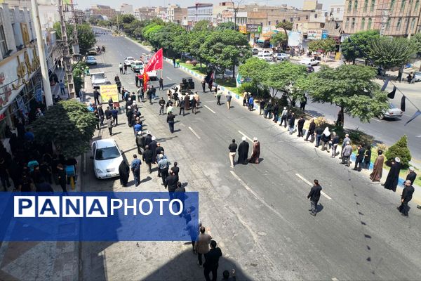 خیل عاشقان حسینی در مسیر جاماندگان اربعین رباط کریم