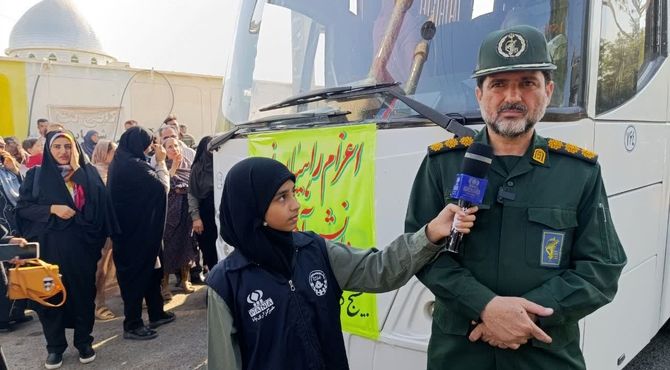 اعزام دانش‌آموزان رودانی به سفر معنوی راهیان نور