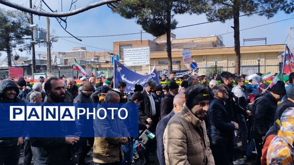 راهپیمایی یوم الله ۲۲ بهمن ماه در شهرستان خلیل‌آباد