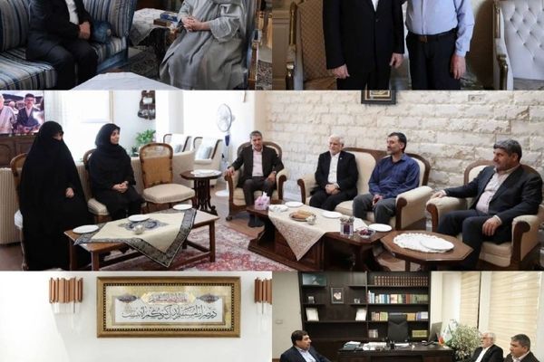  عارف به دیدار معاونین اول سابق و خانواده‌های آنان رفت