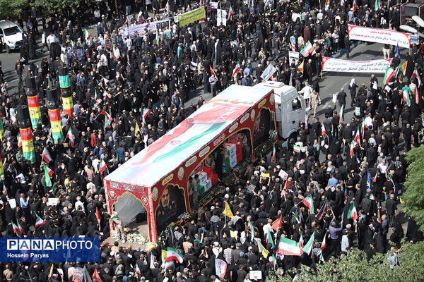تشییع شهدای اقتدار در تهران