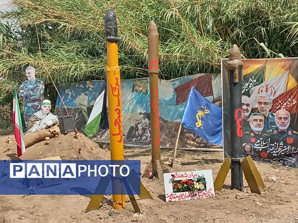 نمایشگاه «غنچه‌های خونین» شهر جعفریه قم 