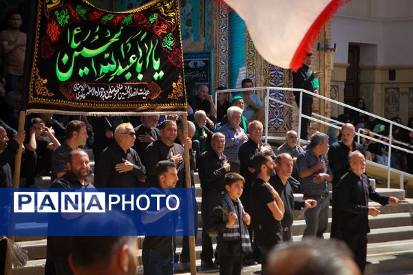 عزاداری رحلت پیامبر(ص) و شهادت امام حسن(ع) در صحن آستان مقدس سلطانعلی(ع) مشهداردهال کاشان