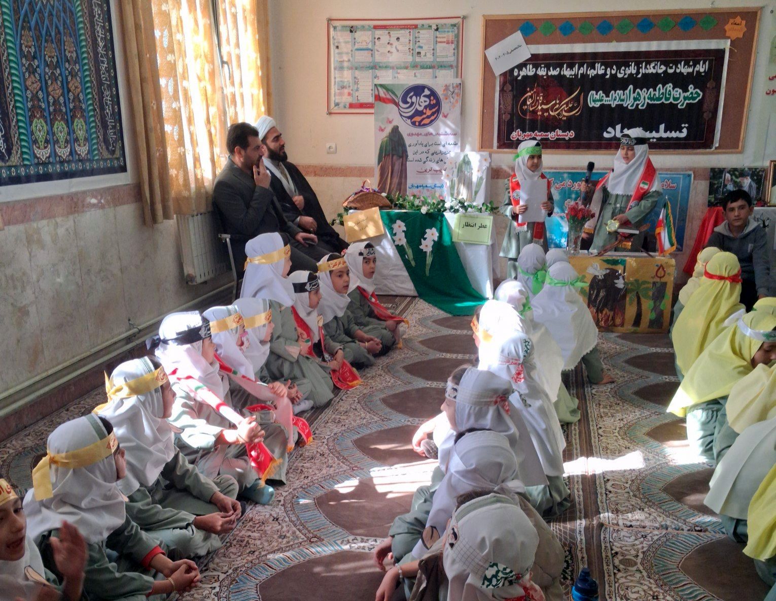 جوانه‌‌های فاطمی مهربان، شمیم ظهور را در «عطر انتظار» پراکندند