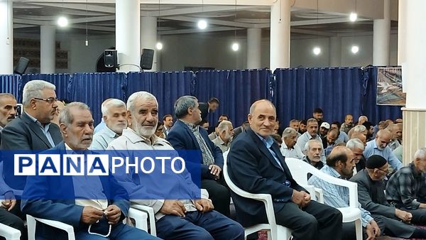 برگزاری آیین باشکوه گرامیداشت هفته دفاع مقدس در مصلی نظرآباد