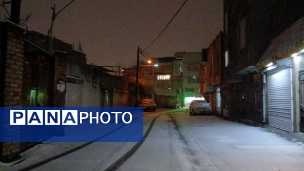 اواخر پاییز و سفید پوش شدن شهر