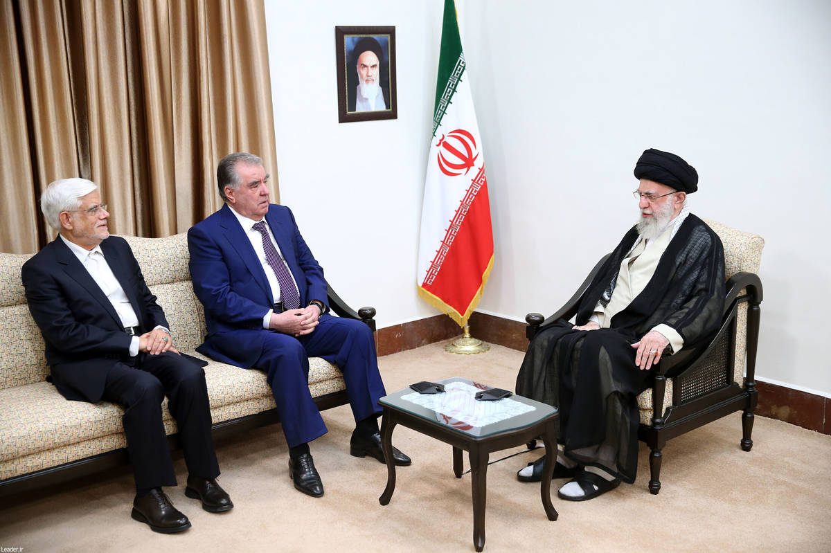رئیس‌جمهور تاجیکستان با رهبر انقلاب اسلامی دیدار کرد