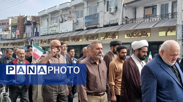 فریاد امت و راهپیمایی بشارت نصر در شهرستان محمودآباد