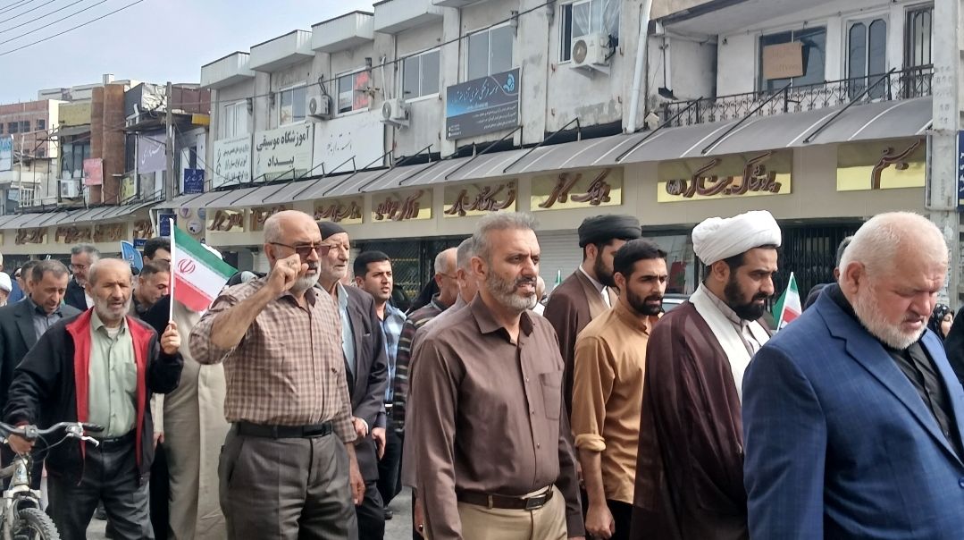 فریاد امت و راهپیمایی بشارت نصر در شهرستان محمودآباد
