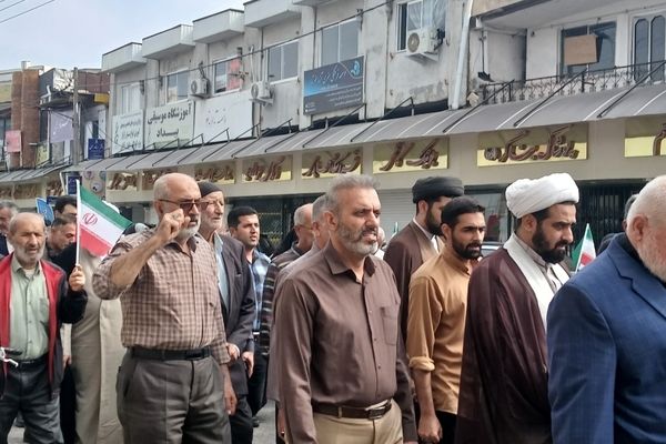 فریاد امت و راهپیمایی بشارت نصر در شهرستان محمودآباد