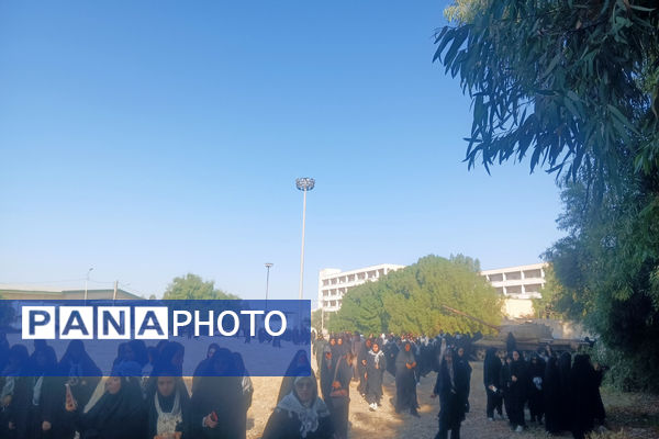 نخستین ایستگاه راهیان نور؛ حضور دانشآموزان رباطکریم در یادمان دوکوهه