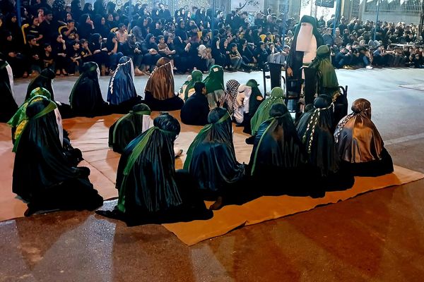 تعزیه‌خوانی در مسجد الهادی اهواز
