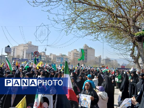 حضور پرشور مردم ولایت مدار مشهدی در راهپیمایی روز قدس