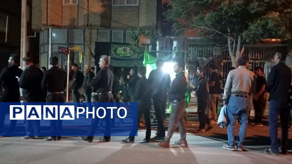 مراسم شام غریبان در شهر تیتکانلو