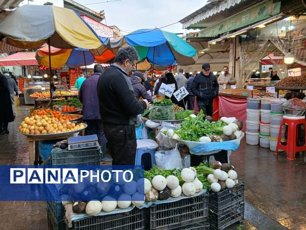 شب یلدا در بازار رشت