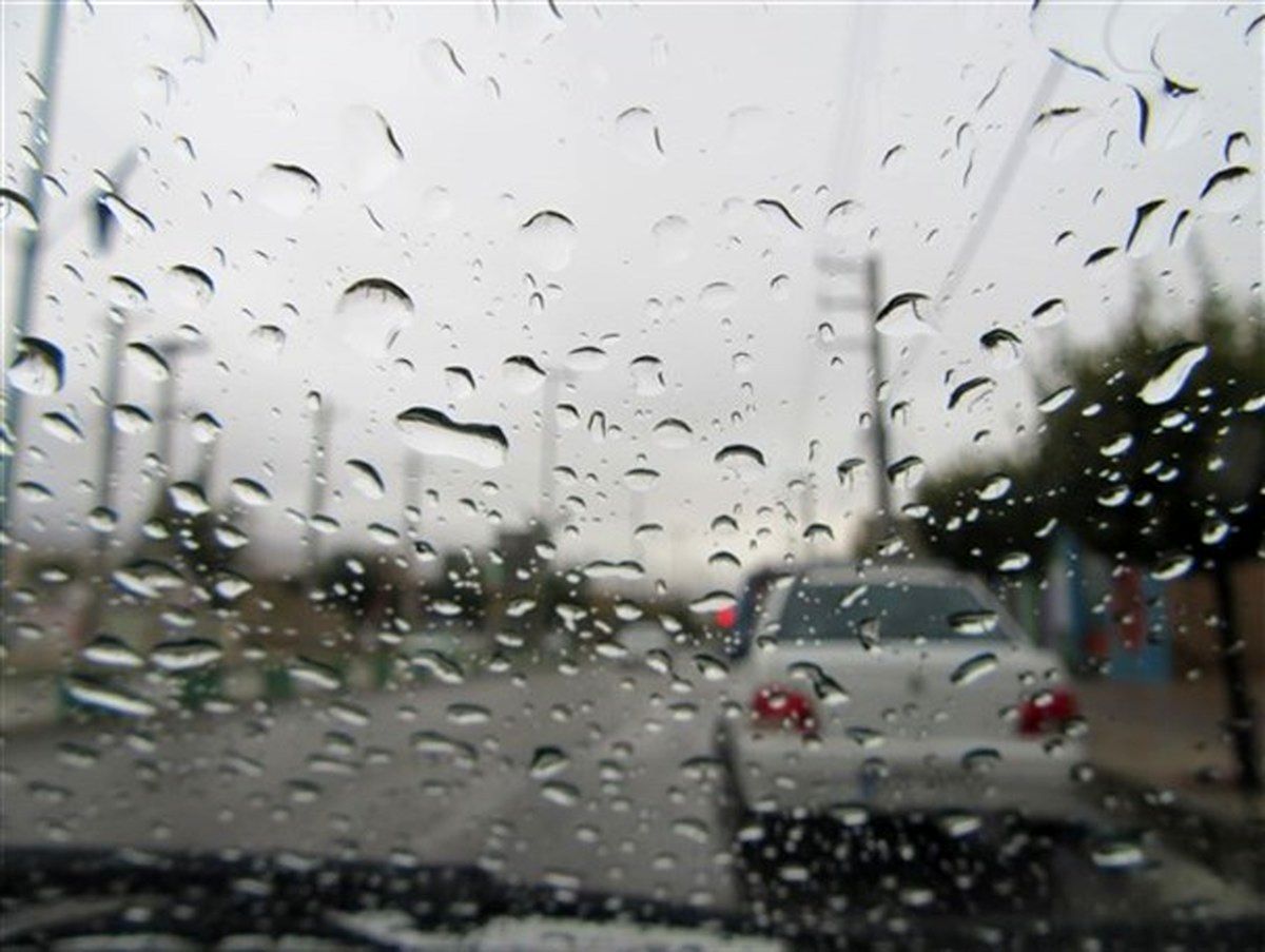 بارش باران بهاری در داراب/ فیلم