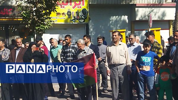 راهپیمایی بشارت نصر در نیشابور 