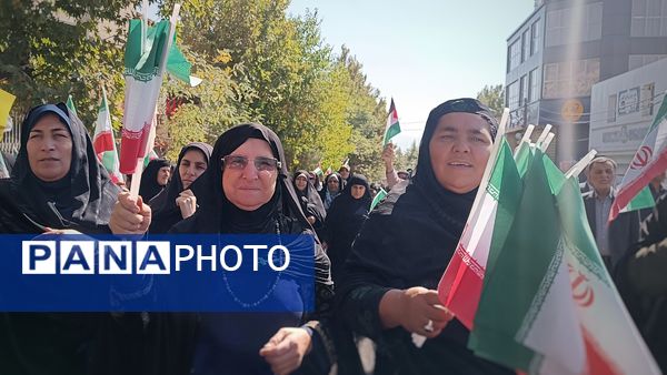 حضور پرشور مردم کهگیلویه و بویراحمد در راهپیمایی «بشارت نصر» در حمایت از مقاومت اسلامی