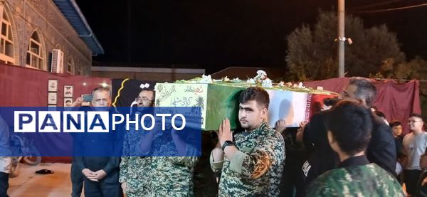 استقبال از شهید گمنام در شهرستان علی‌آباد کتول