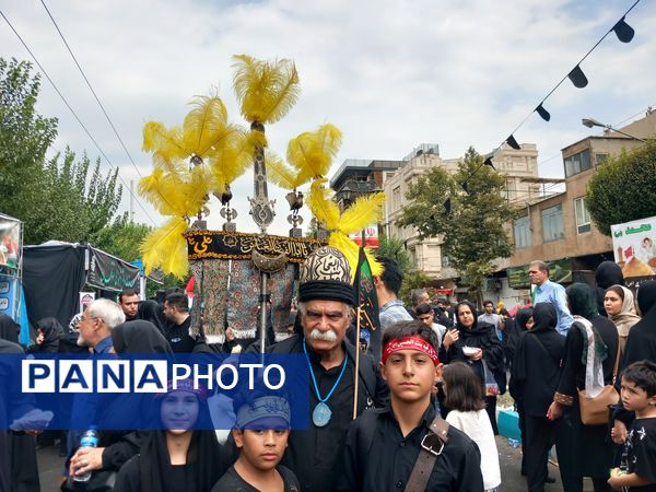 استقبال دلدادگان اباعبدالله الحسین (ع) از پیاده‌روی جاماندگان اربعین حسینی‌ 