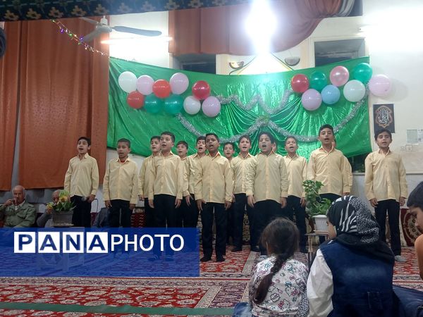 تکیه حسینی غرق در شادی علوی