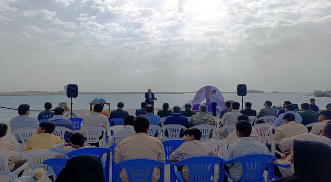 جشن طلیعه بندگی پسران مکلف جزیره بوموسی