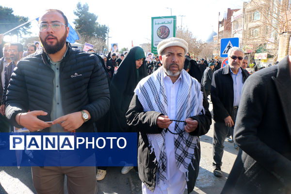 جلوه‌های حضور نوجوانان در راهپیمایی شکرانه پیروزی غزه