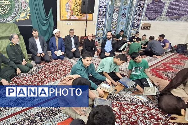 حضور پررنگ دانش‌آموزان شهرستان‌قرچک در اعتکاف دانش‌آموزی